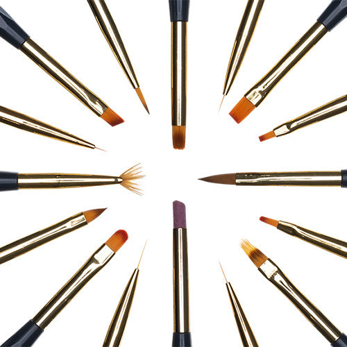 Americanails - Pro-Series Nail Art Brush Collection 16ct - My Beauty Boutique