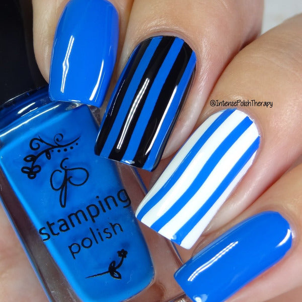 Clear Jelly Stamper Polish - CJS010 Gotta Be Blue - My Beauty Boutique