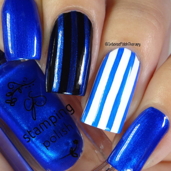 Clear Jelly Stamper Polish - CJS032 Blue Right On By - My Beauty Boutique