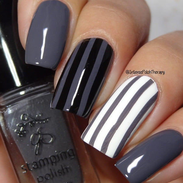 Clear Jelly Stamper Polish - CJS042 Slate Gray - My Beauty Boutique