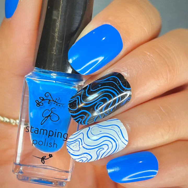 Clear Jelly Stamper Polish - CJS 010 Gotta Be Blue - My Beauty Boutique