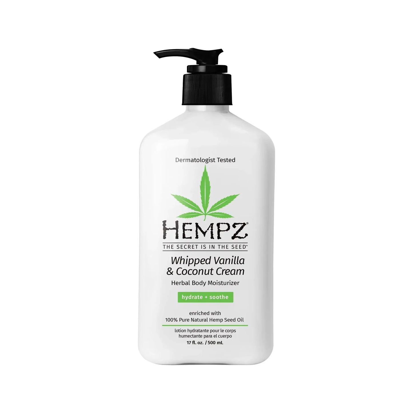 Hempz - Whipped Vanilla & Coconut Cream Herbal Body Moisturizer