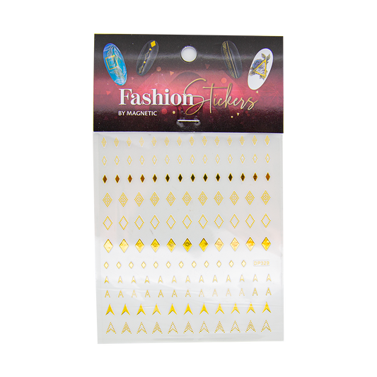 Magnetic Fashion Sticker Diamond GOLD - My Beauty Boutique