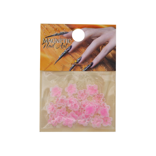 Magnetic Fimo Flower 4 Pink 25 pcs - My Beauty Boutique