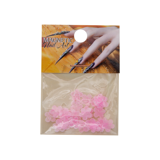 Magnetic Fimo Flower 7 Pink 25 pcs - My Beauty Boutique