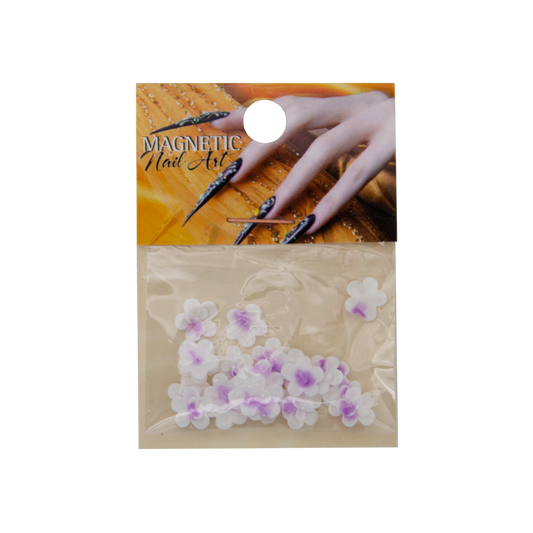 Magnetic Fimo Flower 7 Light Purple 25 pcs - My Beauty Boutique