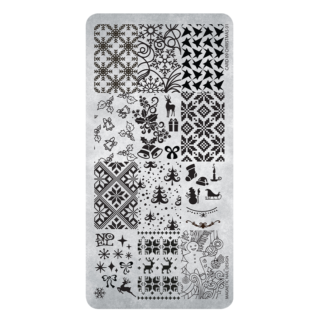 Magnetic Stamping Plate Christmas - My Beauty Boutique