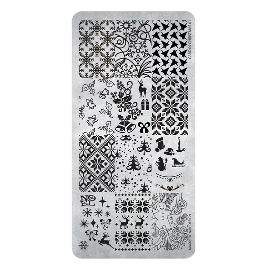 Magnetic Stamping Plate Christmas - My Beauty Boutique