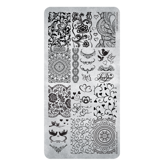 Magnetic Stamping plate Wedding - My Beauty Boutique