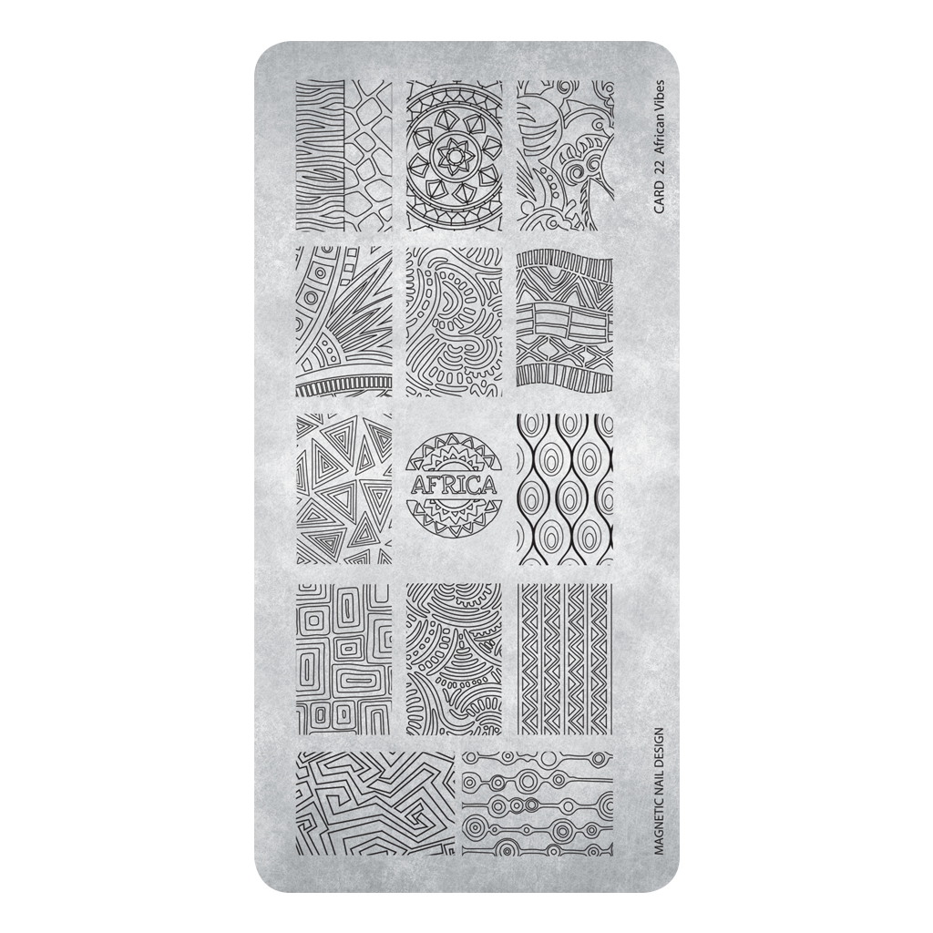 Magnetic Stamping Plate African Vibes - My Beauty Boutique