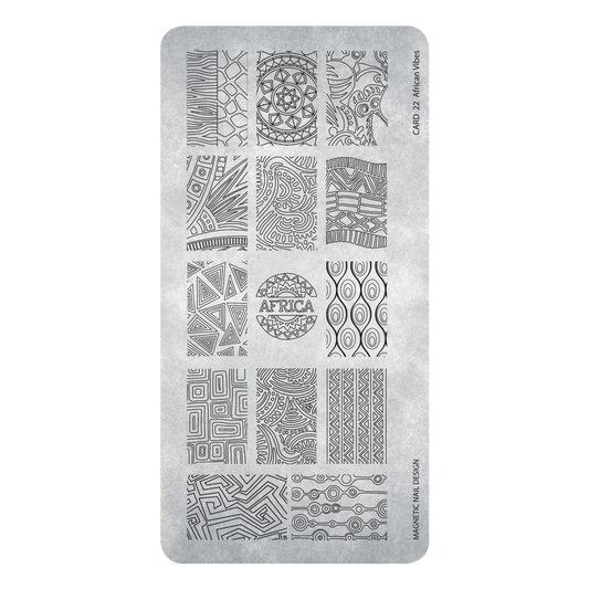 Magnetic Stamping Plate African Vibes - My Beauty Boutique