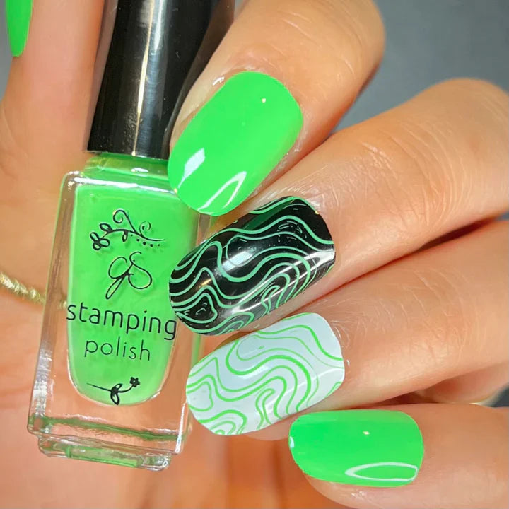 Clear Jelly Stamper Polish - CJS 012 Glee Tree Green - My Beauty Boutique