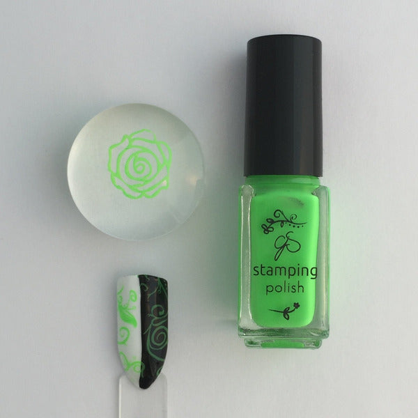 Clear Jelly Stamper Polish - CJS012 Glee Tree Green - My Beauty Boutique