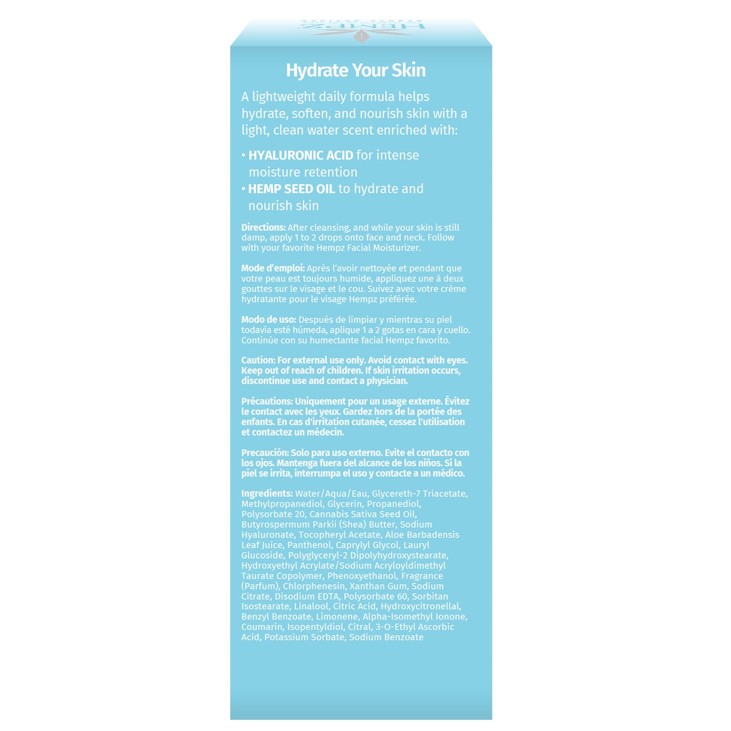 Hempz - Ocean Breeze Hydrating Day Serum 1 oz. - My Beauty Boutique