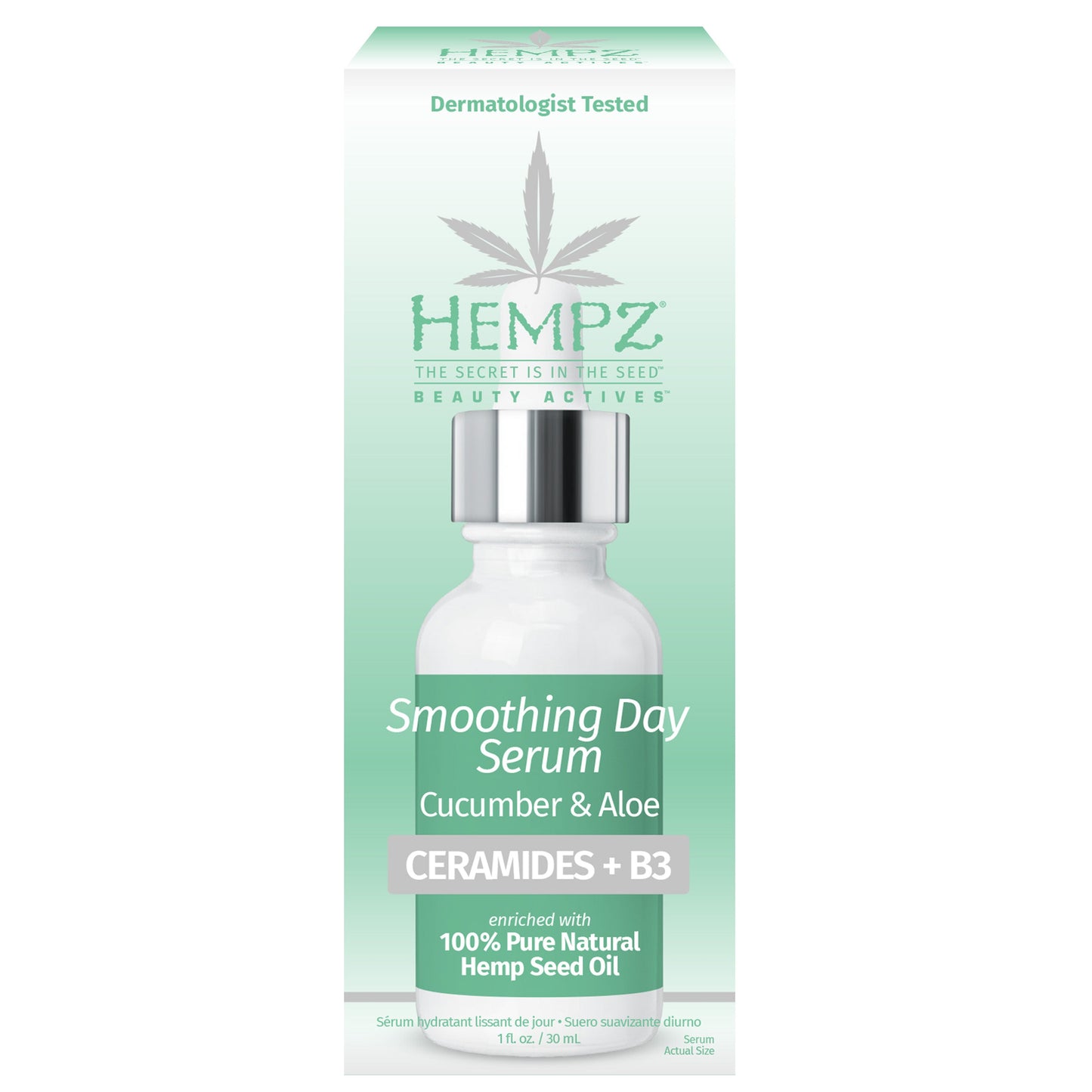 Hempz - Cucumber & Aloe Smoothing Serum 1 oz. - My Beauty Boutique