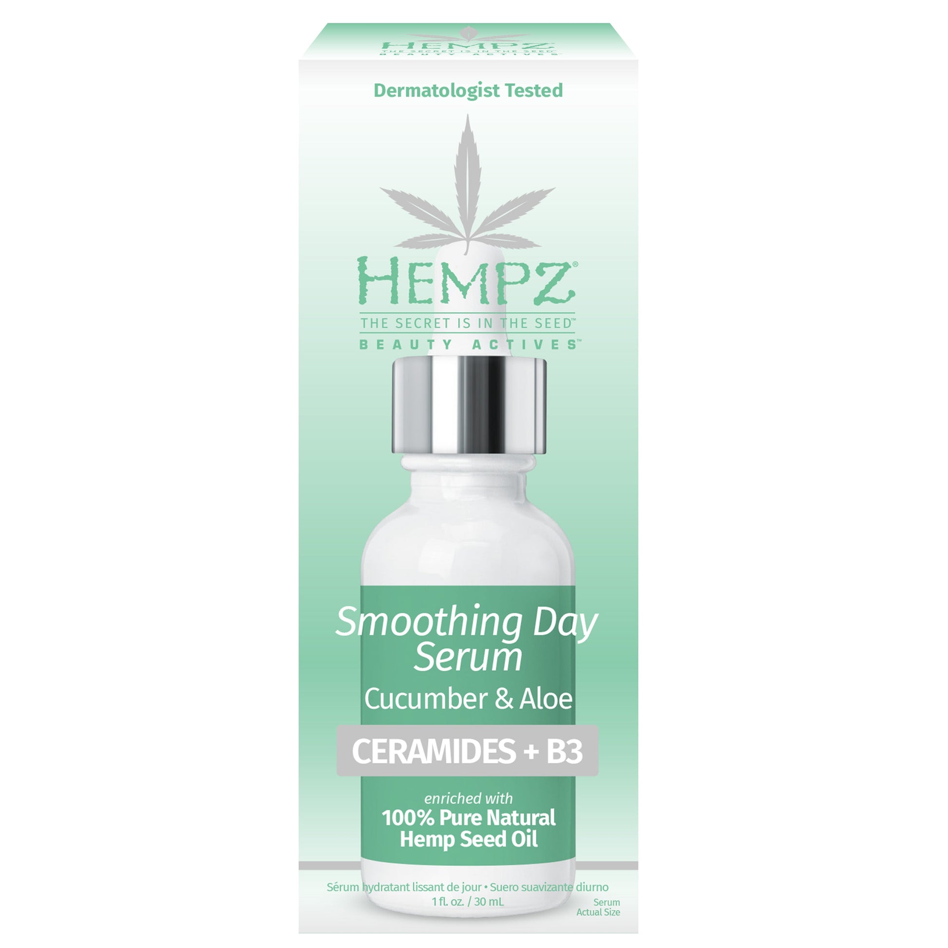 Hempz - Cucumber & Aloe Smoothing Serum 1 oz. - My Beauty Boutique