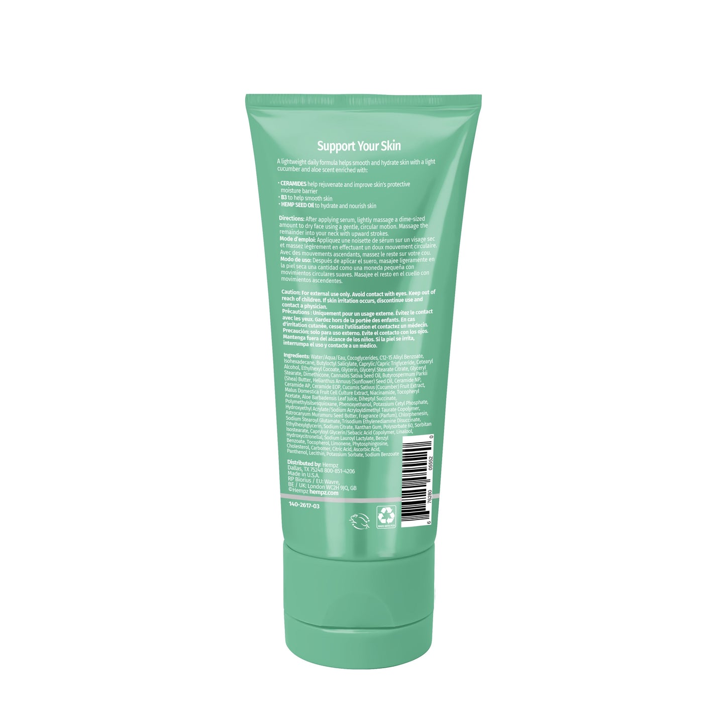 Hempz - Cucumber & Aloe Smoothing Daily Moisturizer 3 oz. - My Beauty Boutique