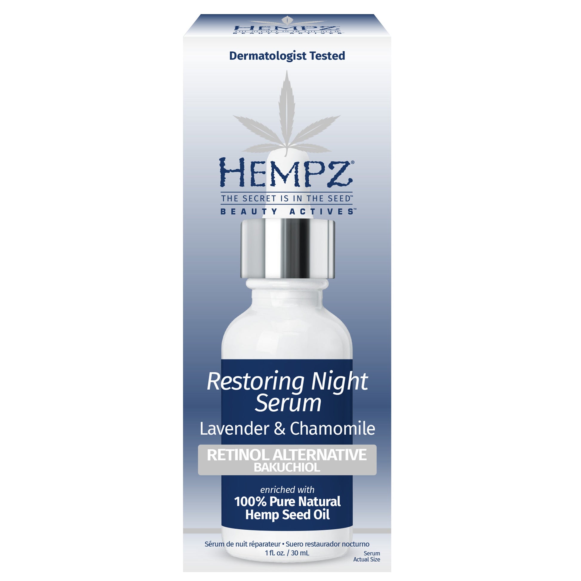 Hempz - Lavender & Chamomile Restoring Night Serum 1 oz. - My Beauty Boutique