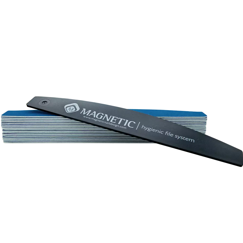 Magnetic Hygienic Boomerang Special Blue 220 grit 25 pcs - My Beauty Boutique