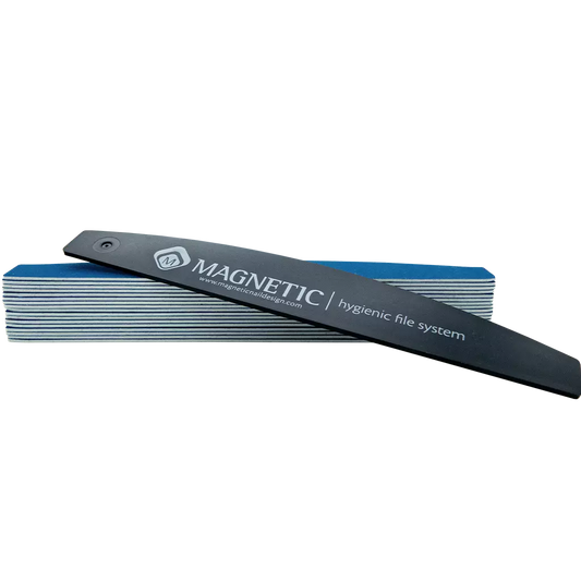 Magnetic Hygienic Boomerang Special Blue 220 grit 25 pcs - My Beauty Boutique