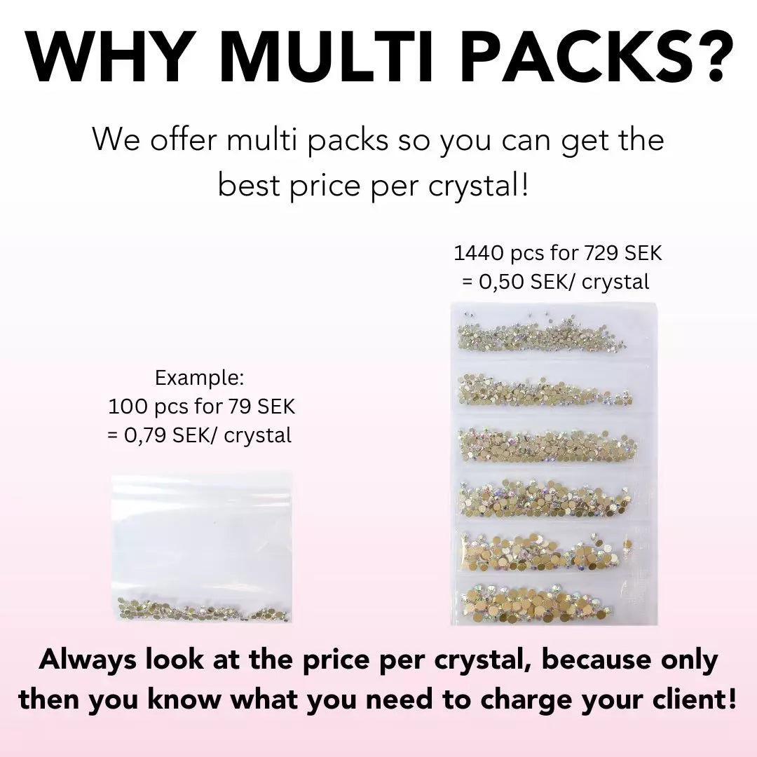 MoonFlair - Crystal AB 1440 pcs – Multi Pack - My Beauty Boutique