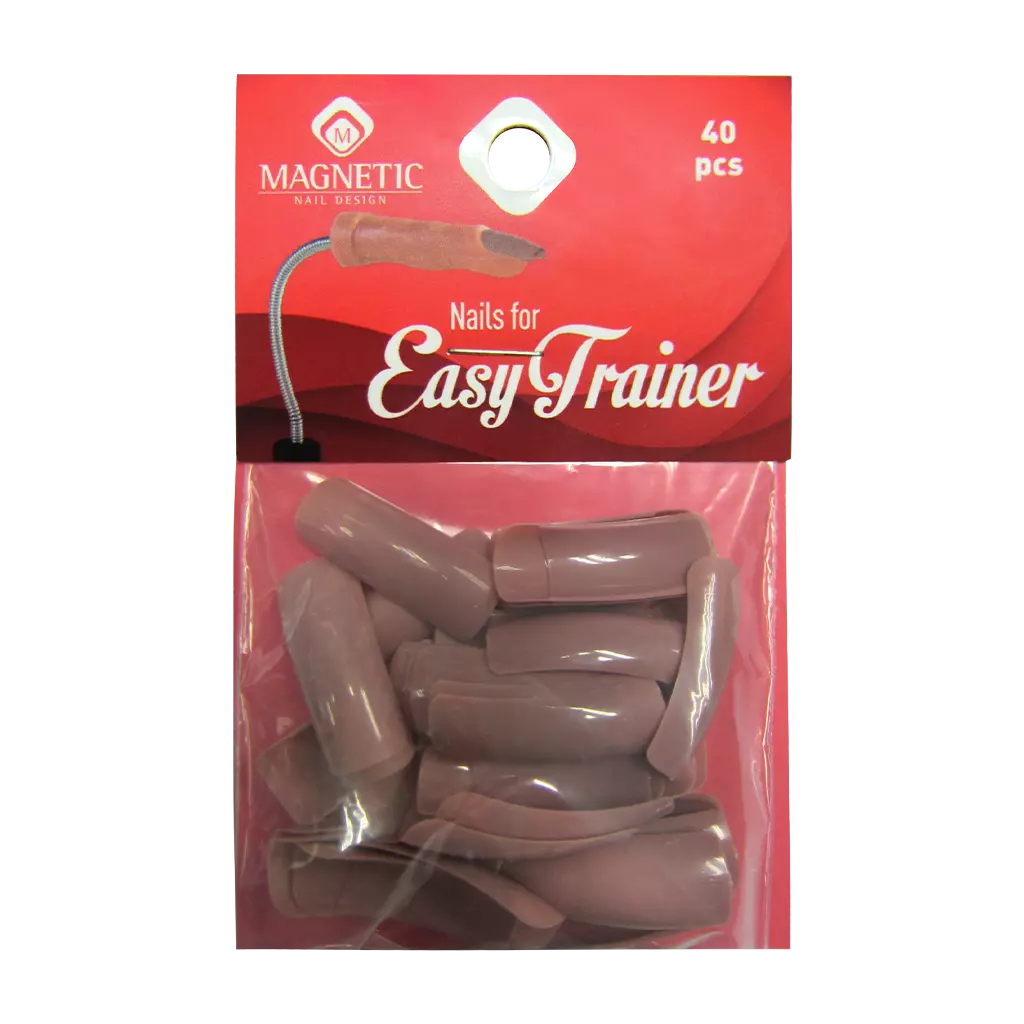 Magnetic Easy Trainer (flexi finger) nude tips 40pcs - My Beauty Boutique