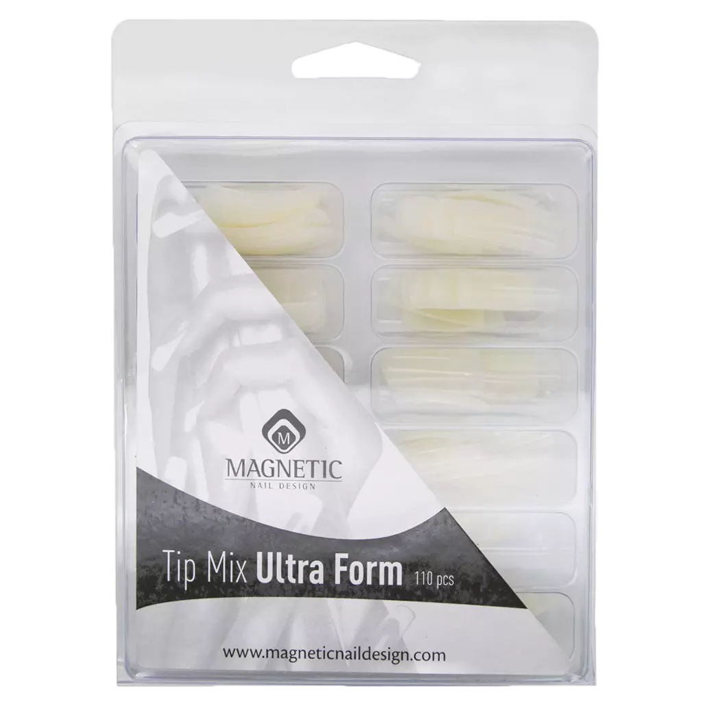 Magnetic Ultra Form Tipmix 110 pcs (11 sizes) - My Beauty Boutique