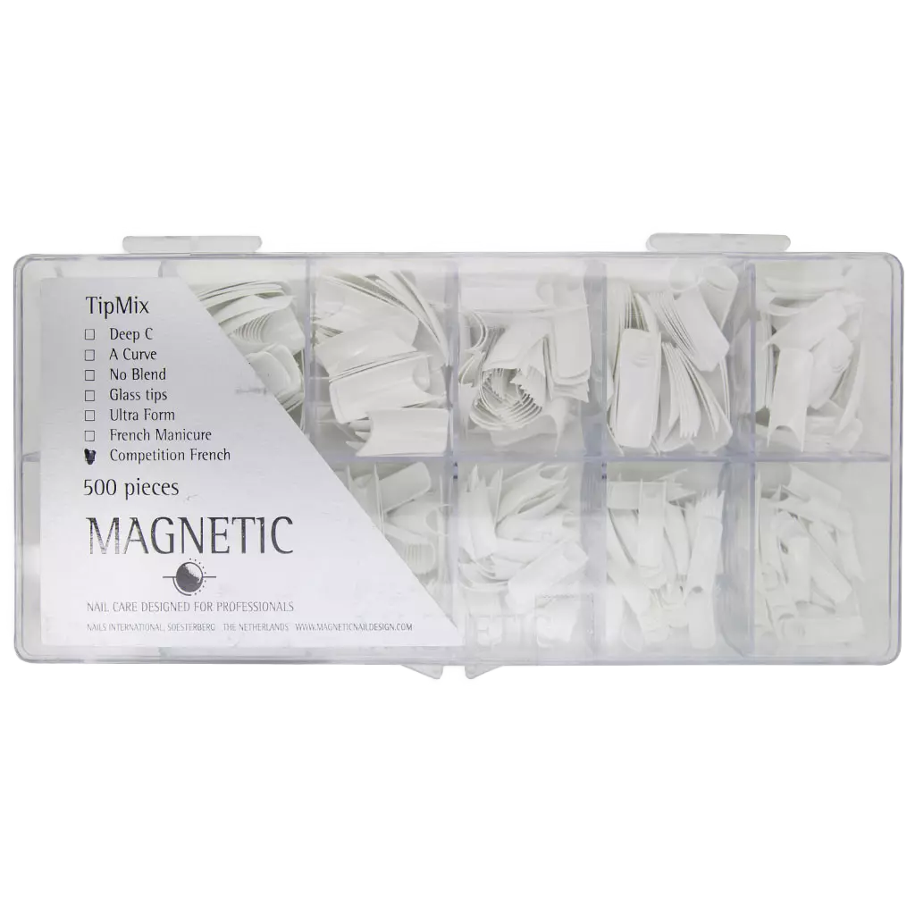 Magnetic Competition French Manicure Tipbox 500 pcs (10 sizes) - My Beauty Boutique