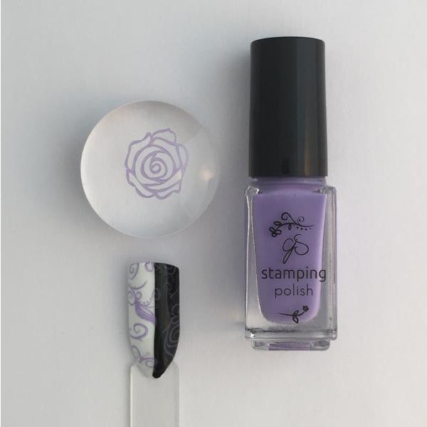 Clear Jelly Stamper Polish - CJS017 Lynnie Loves Lilac - My Beauty Boutique