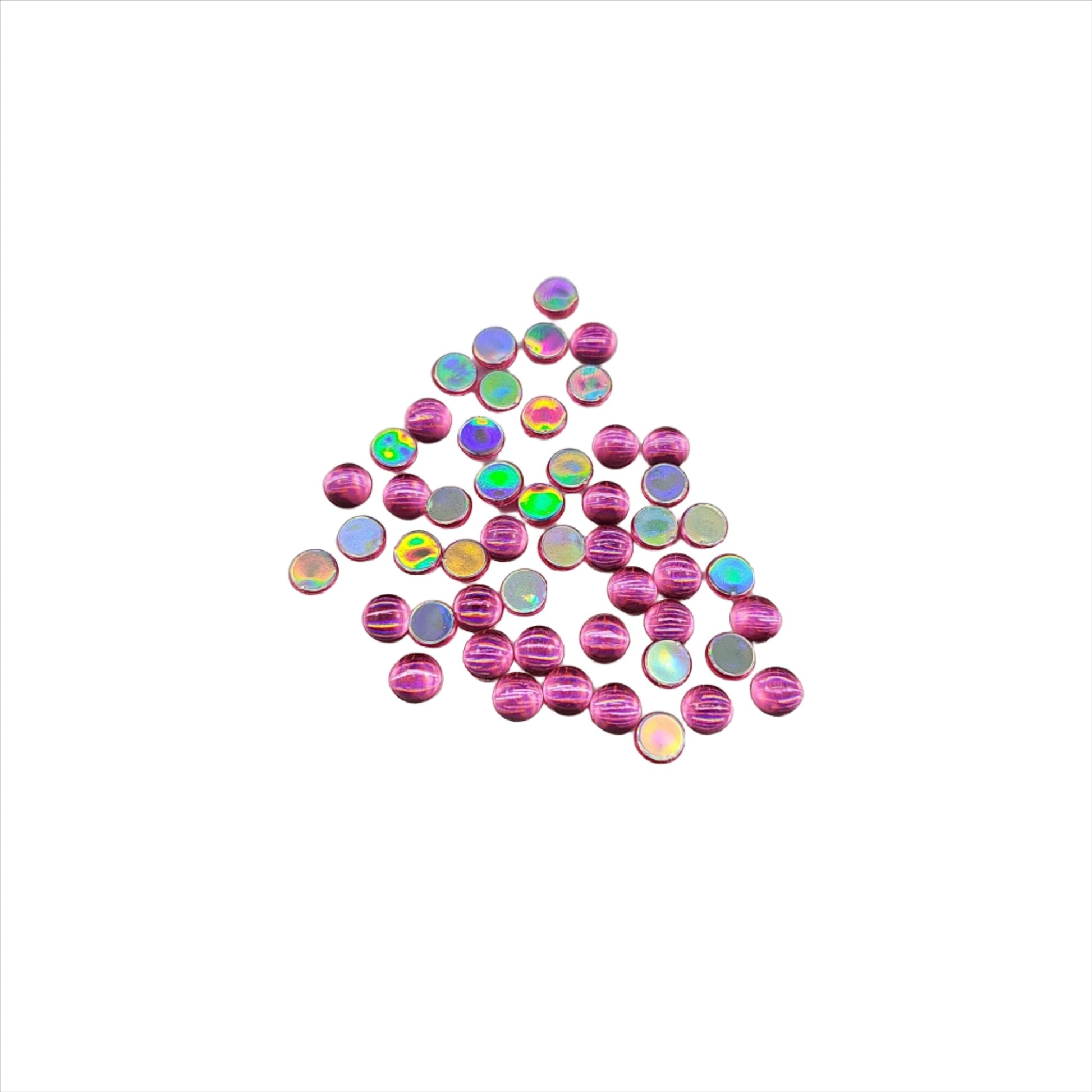 Magnetic Hologram Rhinestones Pink Large - My Beauty Boutique