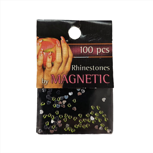 Magnetic Heart Round Olive 100 pcs - My Beauty Boutique