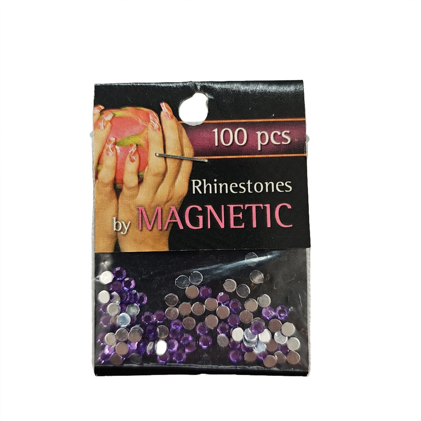 Magnetic Rhinestone Lilac Large 100 pcs - My Beauty Boutique