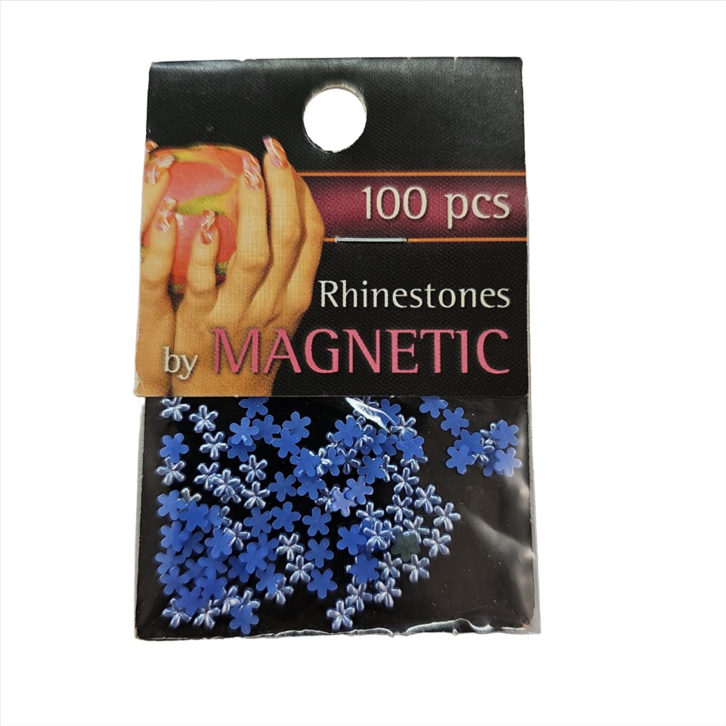 Magnetic Flower Pearl Dark Blue 100 pcs - My Beauty Boutique