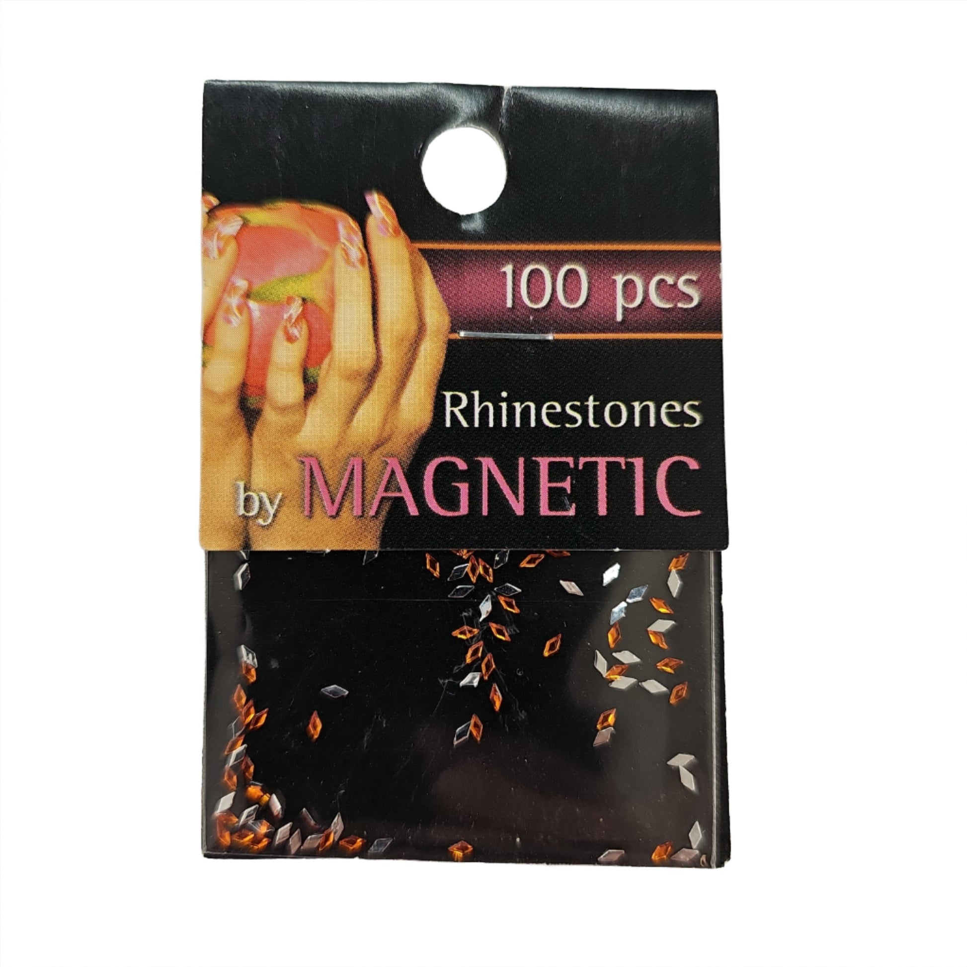 Magnetic Diamond Orange 100 pcs - My Beauty Boutique