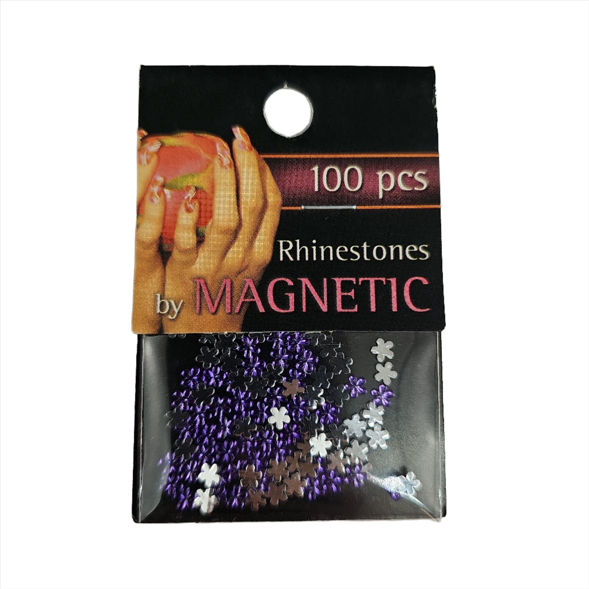 Magnetic Flower Purple 100 pcs - My Beauty Boutique