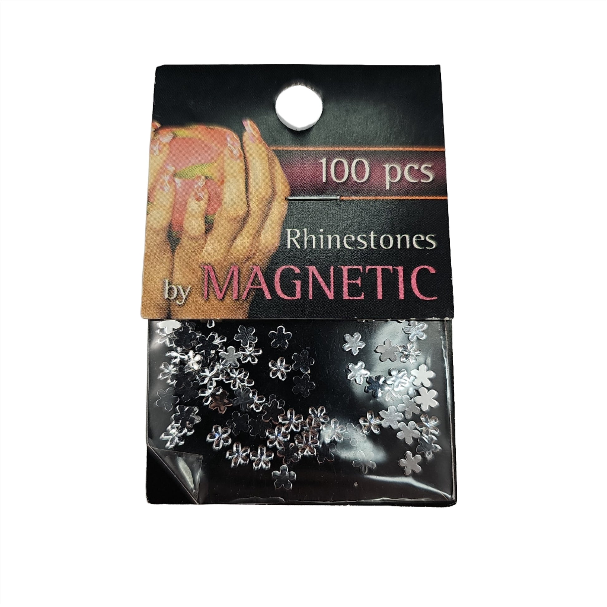 Magnetic Flower Clear 100 pcs - My Beauty Boutique