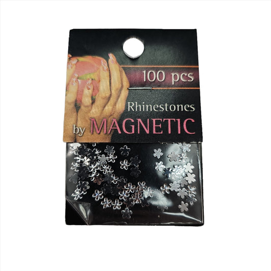 Magnetic Flower Clear 100 pcs - My Beauty Boutique