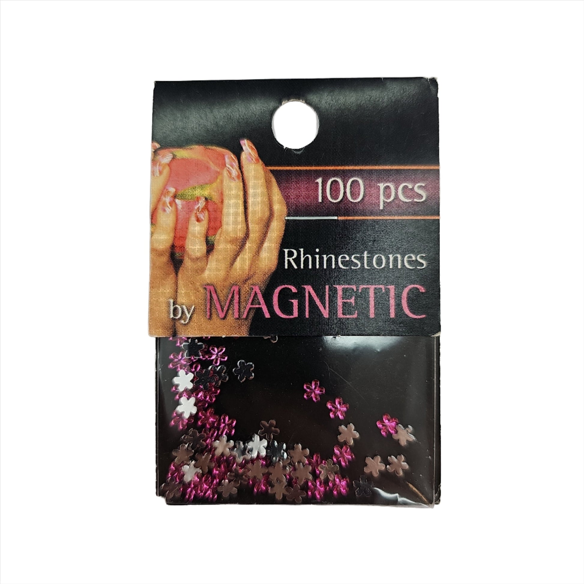 Magnetic Flower Pink 100 pcs - My Beauty Boutique