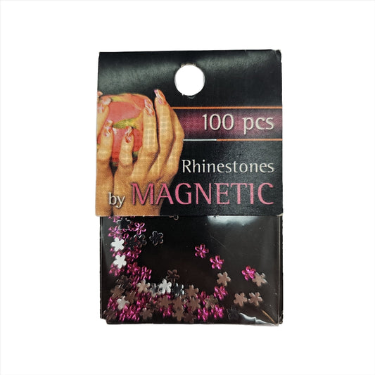 Magnetic Flower Pink 100 pcs - My Beauty Boutique