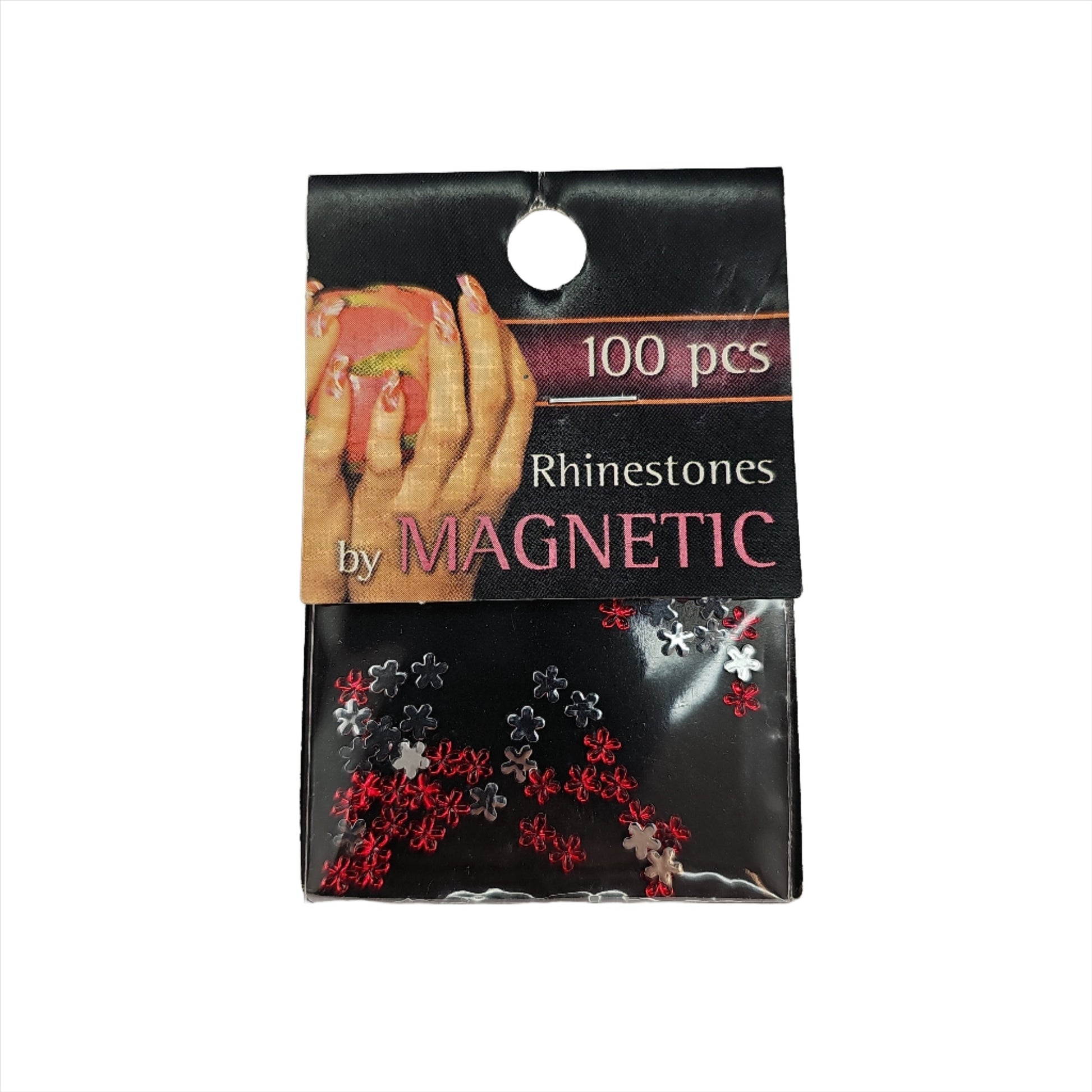 Magnetic Flower Red 100 pcs - My Beauty Boutique