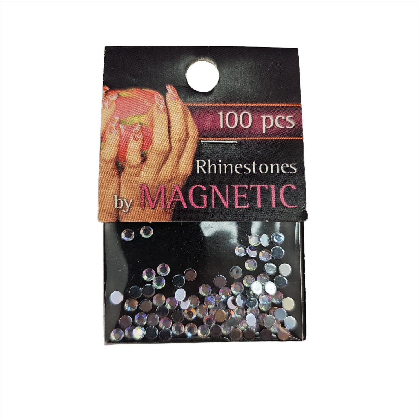 Magnetic Rhinestone Clear Ice Large 100 pcs - My Beauty Boutique