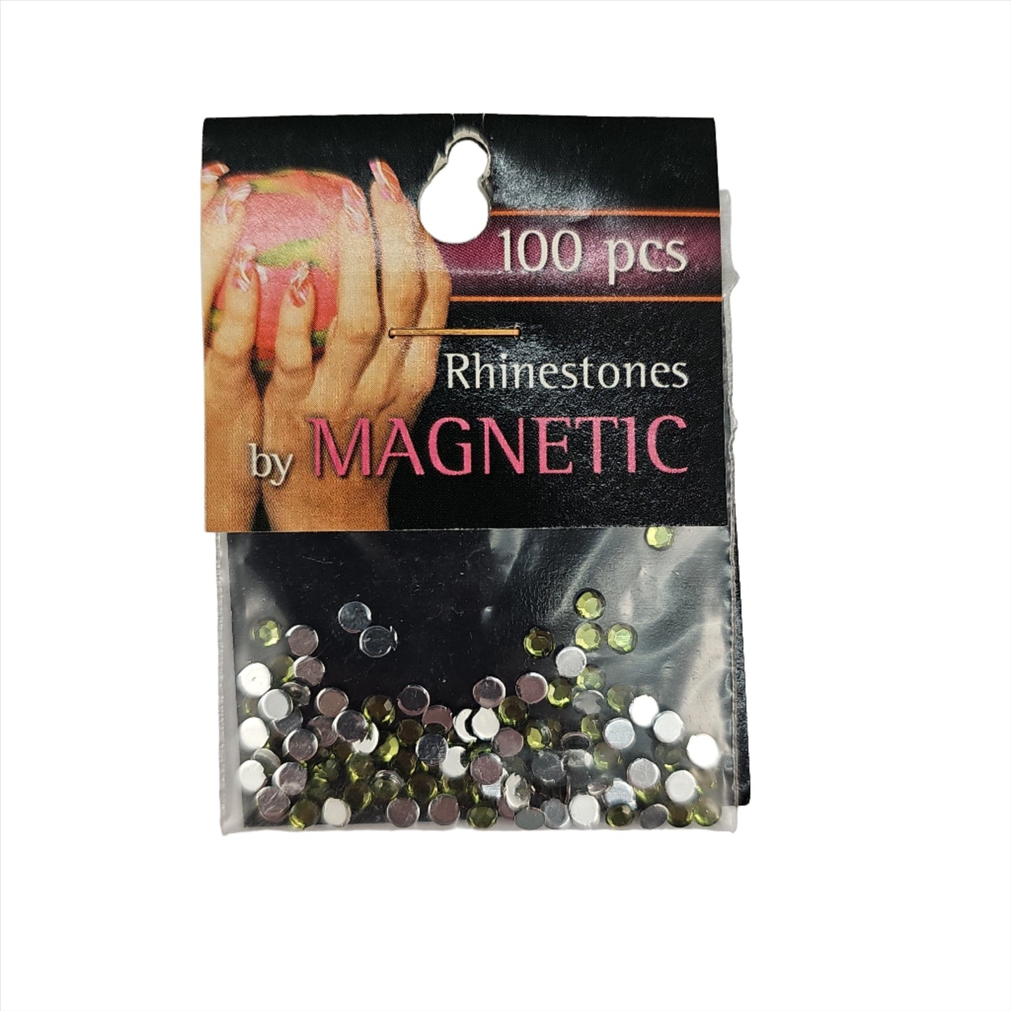 Magnetic Rhinestone Olive Large 100 pcs - My Beauty Boutique