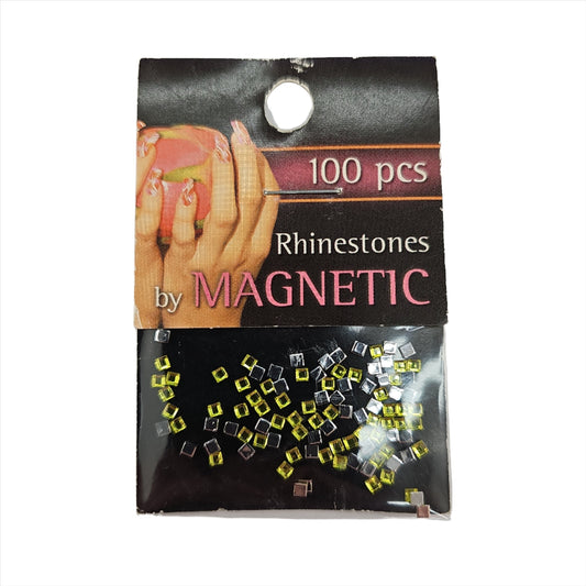 Magnetic Square Yellow 100 pcs - My Beauty Boutique