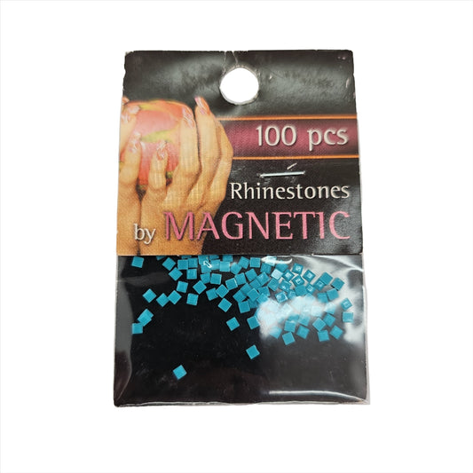 Magnetic Square Turquoise 100 pcs - My Beauty Boutique