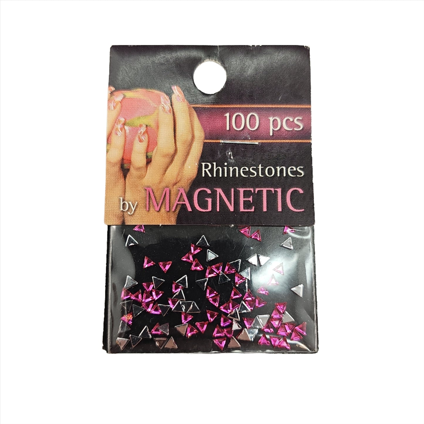 Magnetic Triangle Pink 100 pcs - My Beauty Boutique