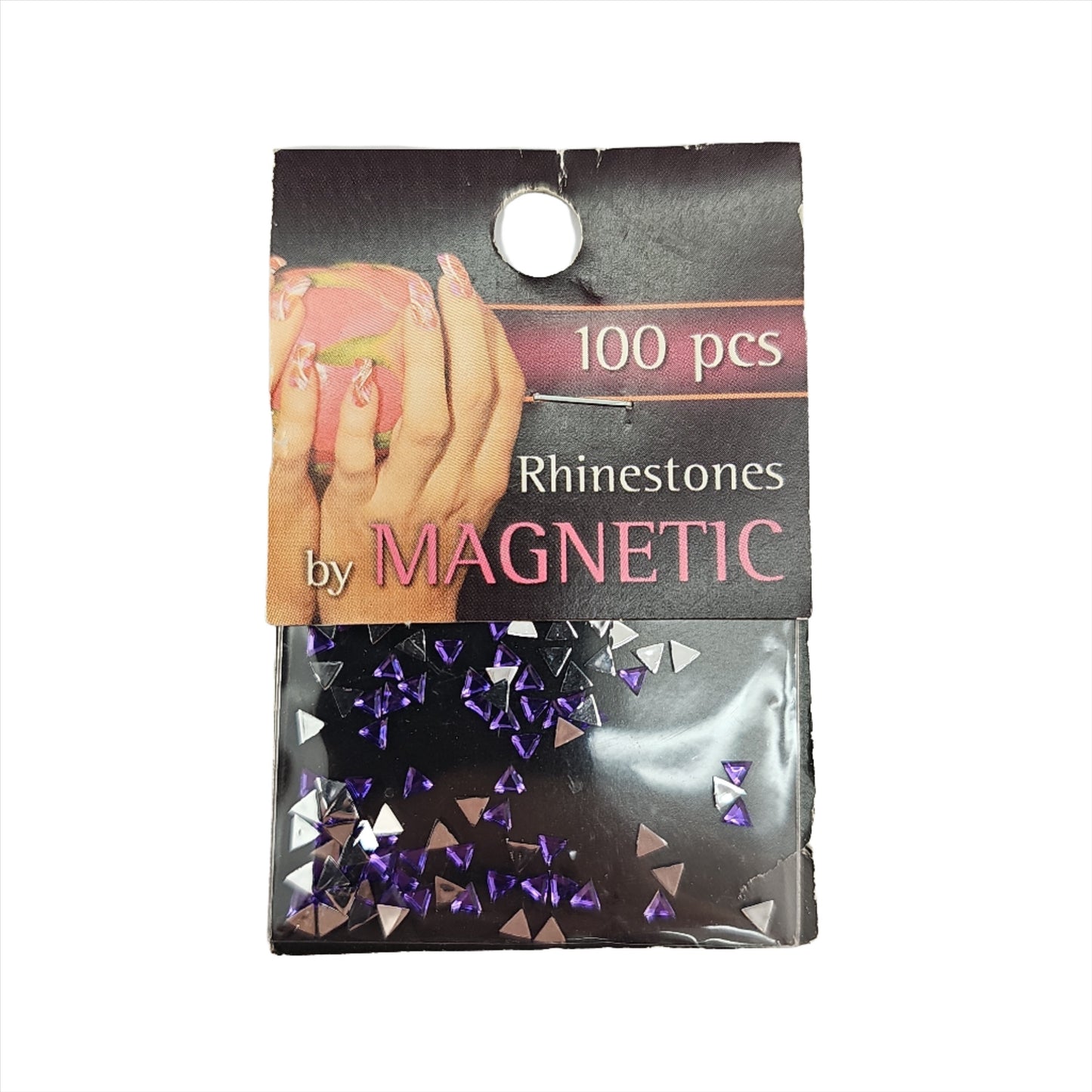 Magnetic Triangle Purple 100 pcs - My Beauty Boutique