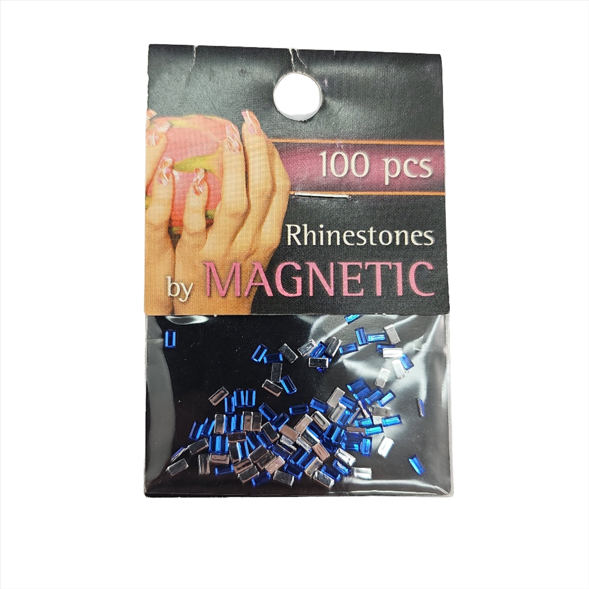 Magnetic Rectangle Blue 100 pcs - My Beauty Boutique