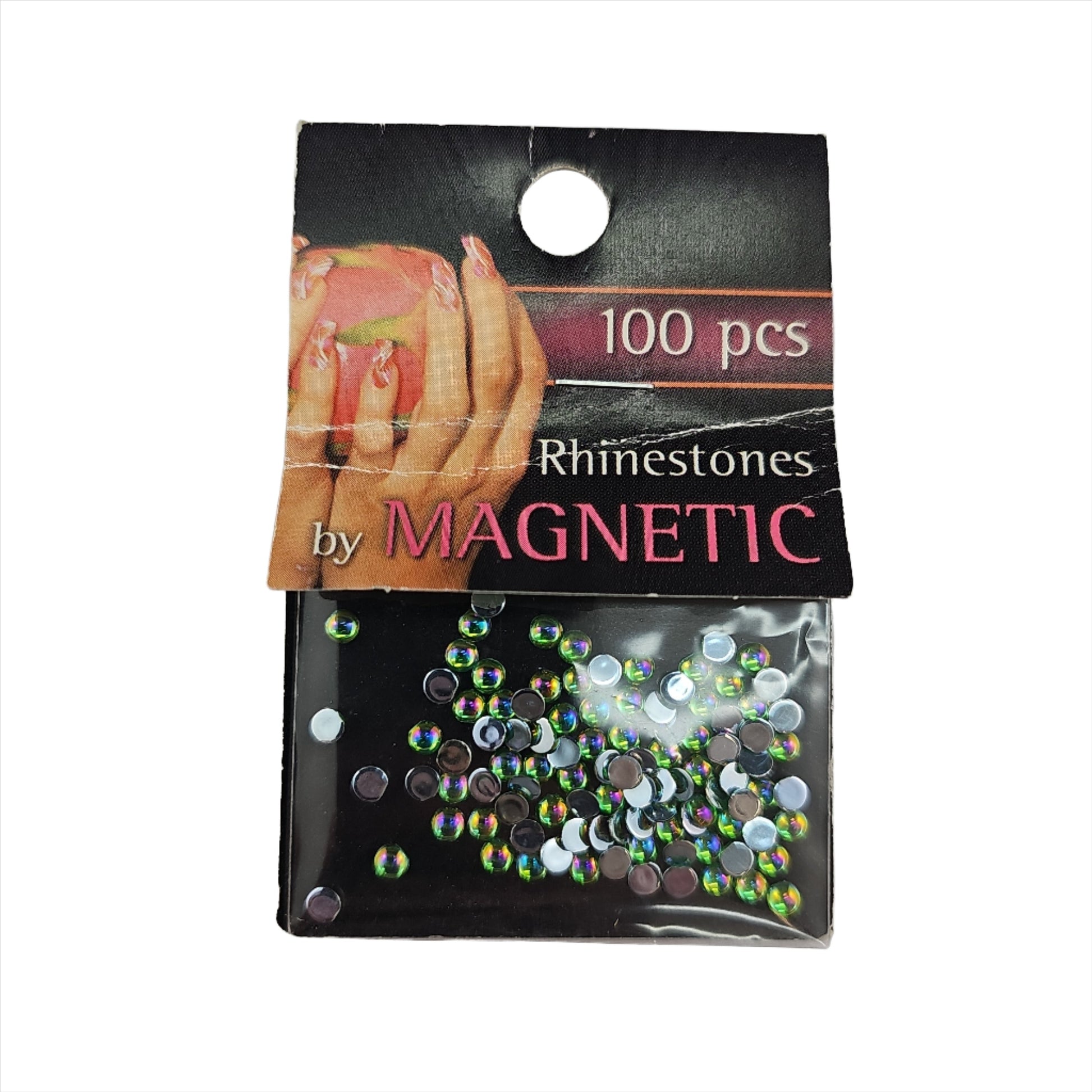 Magnetic Rhinestone L/Green Ice Large 100 pcs - My Beauty Boutique