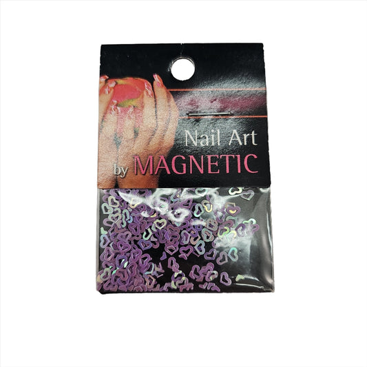 Magnetic Open Heart Light Purple - My Beauty Boutique