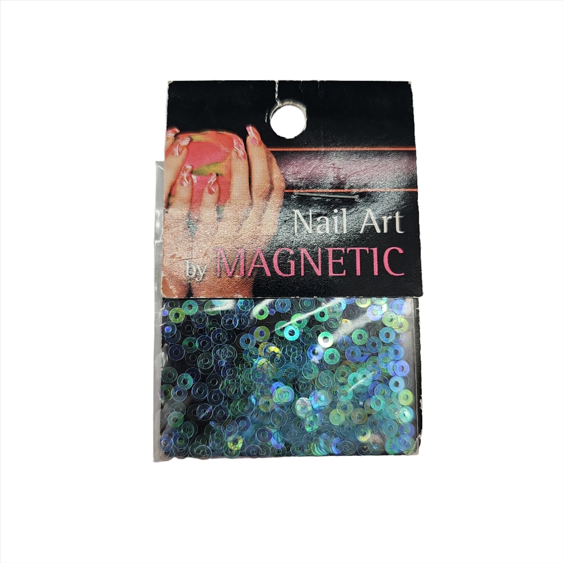 Magnetic Open Circle Hologram Blue - My Beauty Boutique